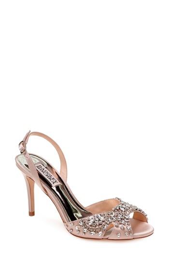 Women's Badgley Mischka Paula Sandal .5 M - Beige