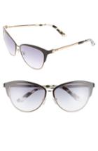 Women's Calvin Klein 57mm Cat Eye Sunglasses - Black