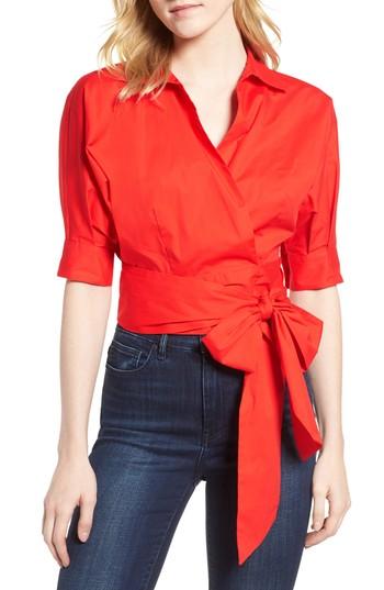 Women's Habitual Arietta Sash Tie Wrap Top - White