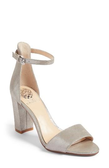 Women's Vince Camuto Corlina Ankle Strap Sandal M - Metallic