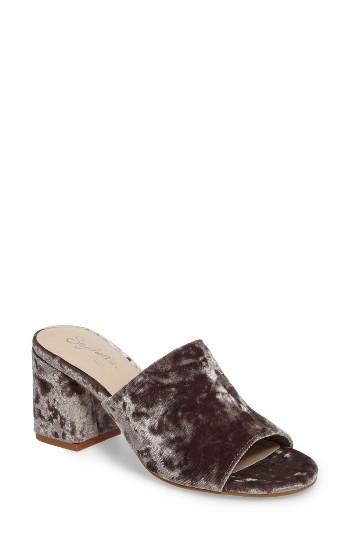 Women's Seychelles Commute Flared Heel Slide Sandal M - Grey