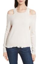 Women's Derek Lam 10 Crosby Layered Cold Shoulder Sweater - Pink