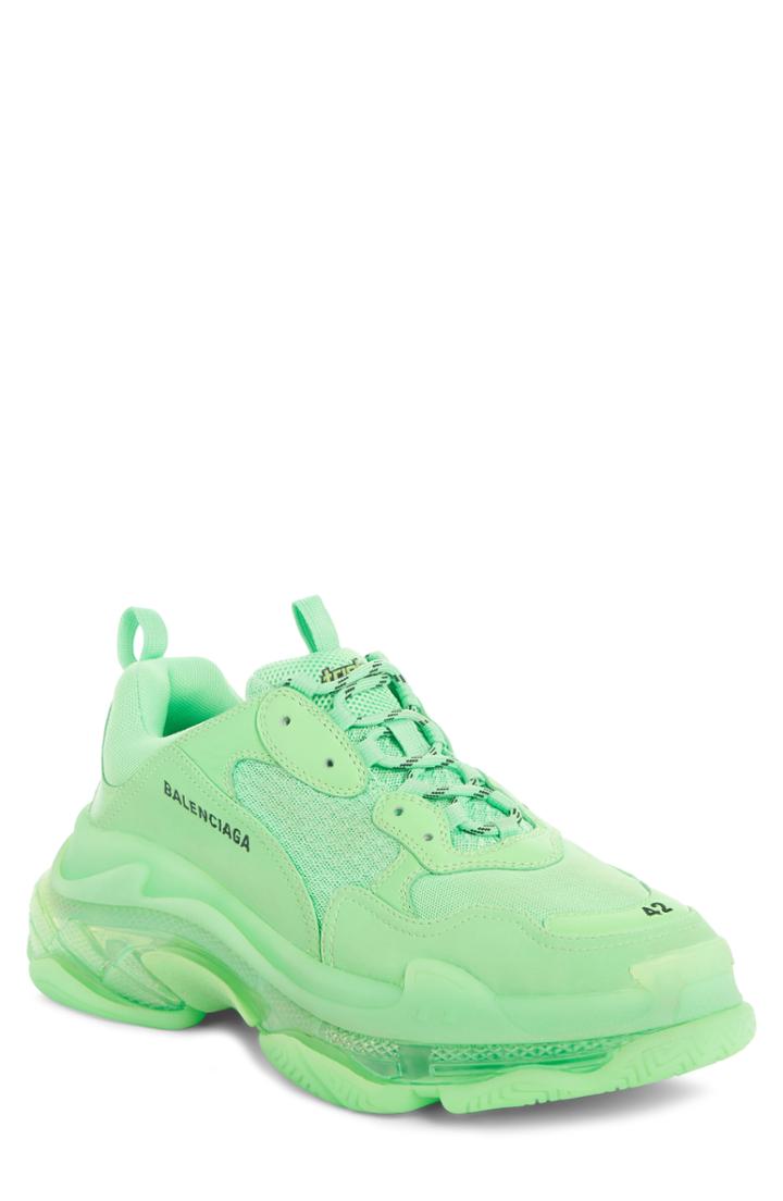 Men's Balenciaga Triple-s Air Retro Sneaker Us / 39eu - Green