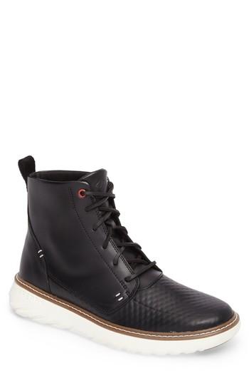 Men's Sperry Element Apron Toe Boot .5 M - Black