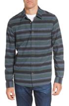 Men's O'neill Barton Stripe Woven Shirt - Green