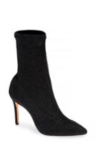 Women's Schutz Sciarpe Glitter Sock Bootie M - Black