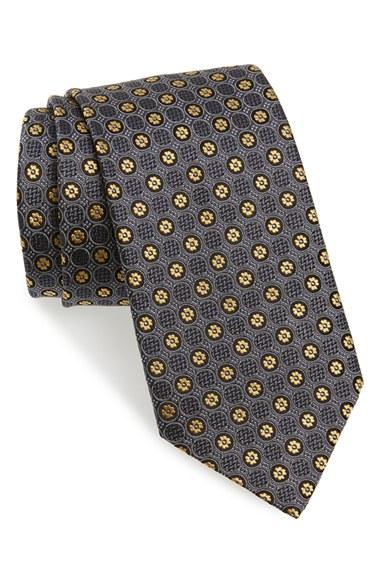 Men's Ermenegildo Zegna Neat Silk Tie, Size - Purple