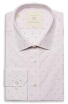 Men's Strong Suit By Ilaria Urbinati Edmond Slim Fit Dobby Dress Shirt .5r - Pink