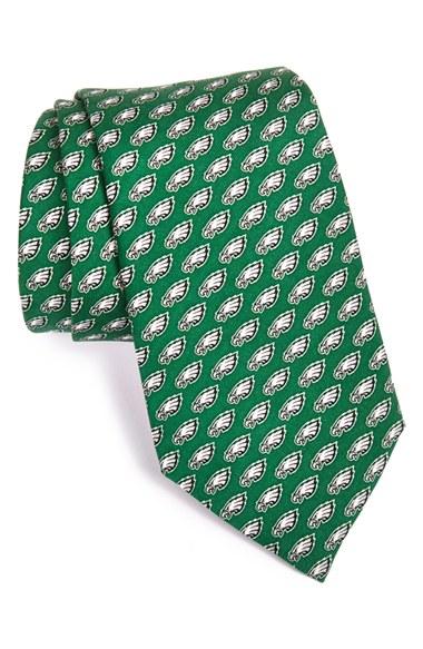 Men's Vineyard Vines 'philadelphia Eagles - Nfl' Woven Silk Tie