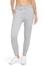 Women's Zella Lace & Repeat Crop Pants - Grey