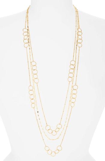 Women's Canvas Jewelry Dia Layered Necklace