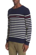 Men's Moncler Stripe Cotton Sweater