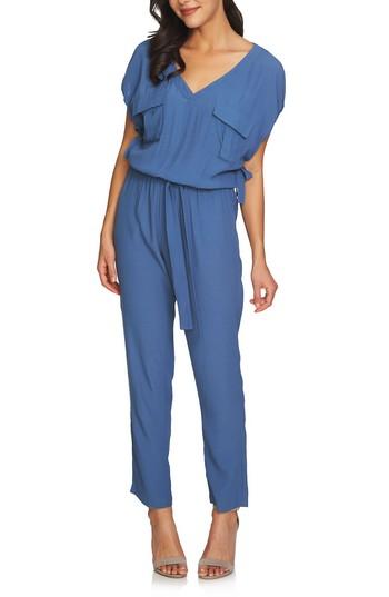 Women's 1.state Blouson Jumpsuit - Blue