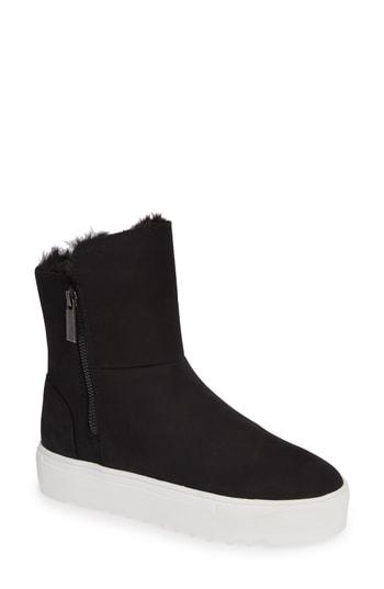 Women's Jslides Selene Faux Fur Lined Waterproof Boot M - Black