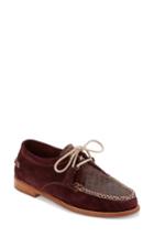 Women's G.h. Bass & Co. 'winnie' Leather Oxford .5 M - Purple