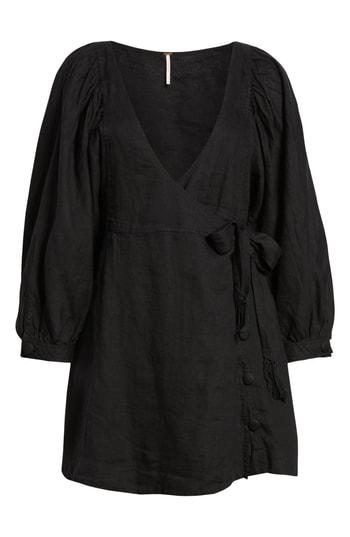 Women's Free People Carino Minidress - Black