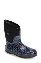 Women's Bogs 'winterberry' Mid High Waterproof Snow Boot With Cutout Handles M - Blue