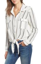 Women's Billabong Meadow Swing Stripe Shirt - Ivory