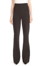 Women's Cushnie Et Ochs Lace-up Detail High Waist Twill Pants