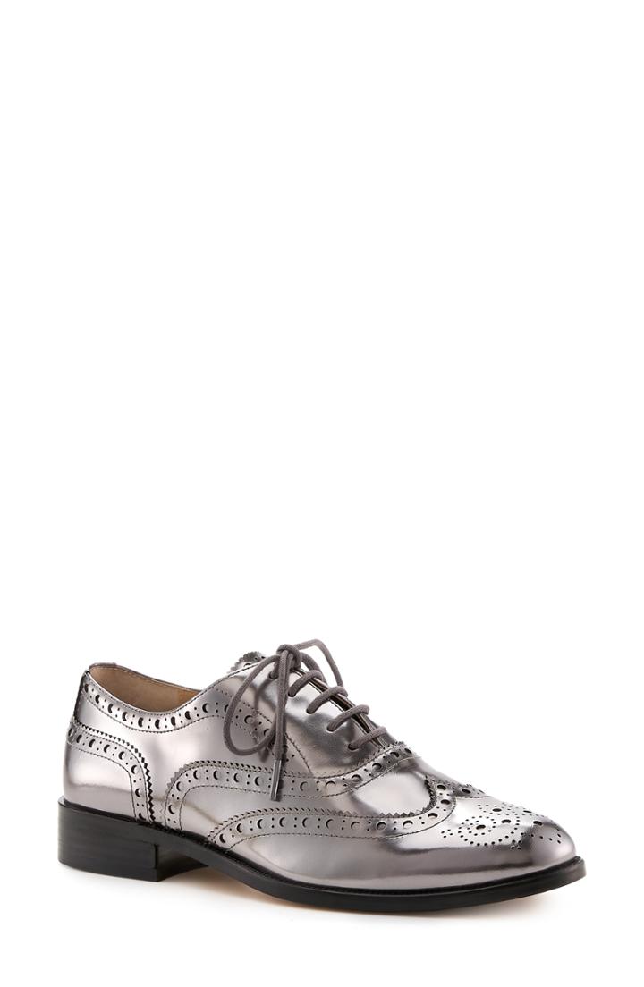 Women's Botkier Calista Metallic Wingtip Oxford M - Metallic