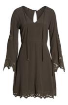Women's Astr The Label Fern Fit & Flare Dress - Grey