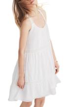 Women's Madewell Embroidered Honeysuckle Dress, Size - White