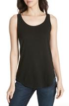 Women's Eileen Fisher Organic Cotton Jersey Tank, Size - Black