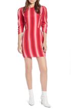 Women's Something Navy Sleeve Detail Minidress, Size - Red
