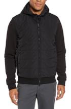 Men's Boss Hugo Boss Skiles Hooded Quilted Jacket - Black