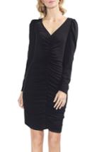 Women's Vince Camuto Puff Shoulder Cinched Body-con Dress - Black