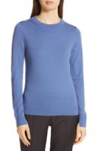 Women's Boss Fegan Merino Wool Knit Sweater - Blue