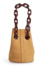 Trademark Goodall Leather Bucket Bag - Beige