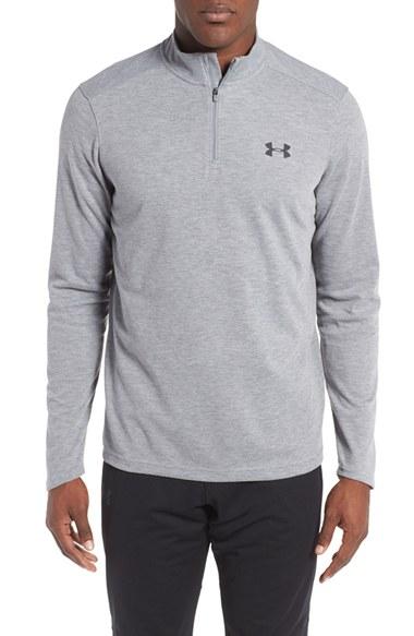 Men's Under Armour Coldgear Quarter-zip Pullover - Grey