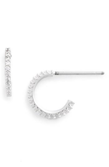 Women's Nadri Small Cubic Zirconia Huggie Hoop Earrings