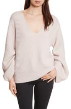 Women's Brochu Walker Anneka Wool & Cashmere Puff Sleeve Sweater