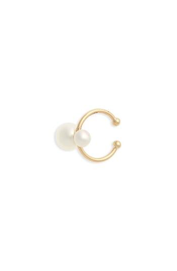 Women's Mizuki Sea Of Beauty Double Pearl Ear Cuff