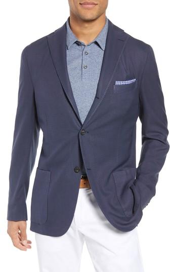 Men's Boglioli Trim Fit Wool Blazer Us / 48 Eu R - Blue