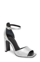 Women's Marc Fisher Ltd Harlin Ankle Strap Sandal M - Metallic