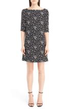 Women's Saint Laurent Star Print Crepe Shift Dress