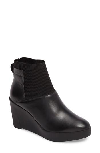 Women's Sudini Danica Wedge Bootie W - Black