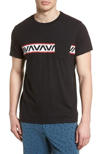 Men's Rvca Bruce Pocket T-shirt - Black