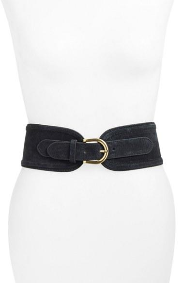 Women's Elise M. 'vicky' Suede Belt - Black