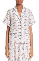 Women's Sandy Liang Coconuts Car Print Top Us / 36 Fr - Pink