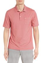 Men's Travis Mathew Ledger Polo - Red