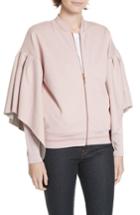Women's Ted Baker London Amithie Cape Sleeve Bomber Jacket - Pink