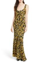 Women's Diane Von Furstenberg Print Silk Bias Slip Gown