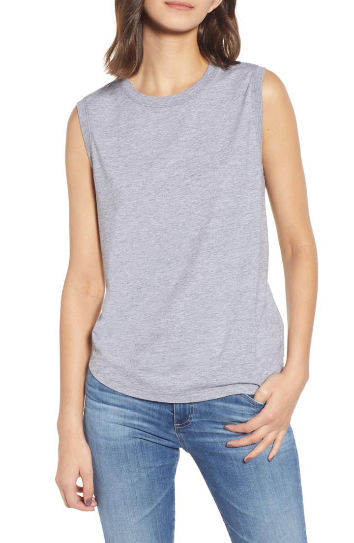 Women's Ag Ryker Relaxed Muscle Tank - Grey