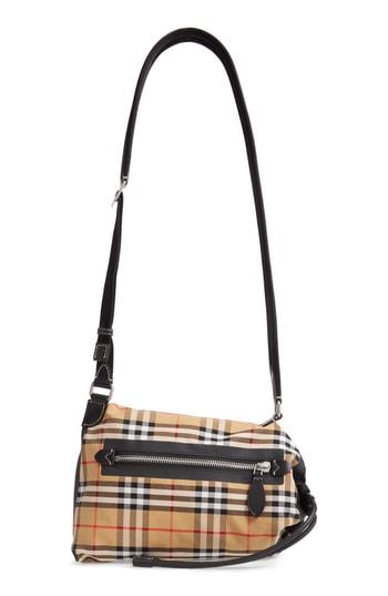 Burberry Small Vintage Check Sailing Duffel Sling Bag - Yellow