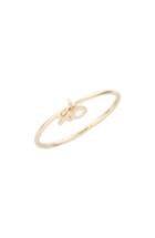 Women's Poppy Finch Skinny Dangling Xo Charm Ring