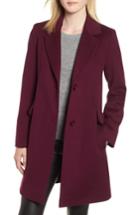 Women's Fleurette Notch Collar Wool Coat
